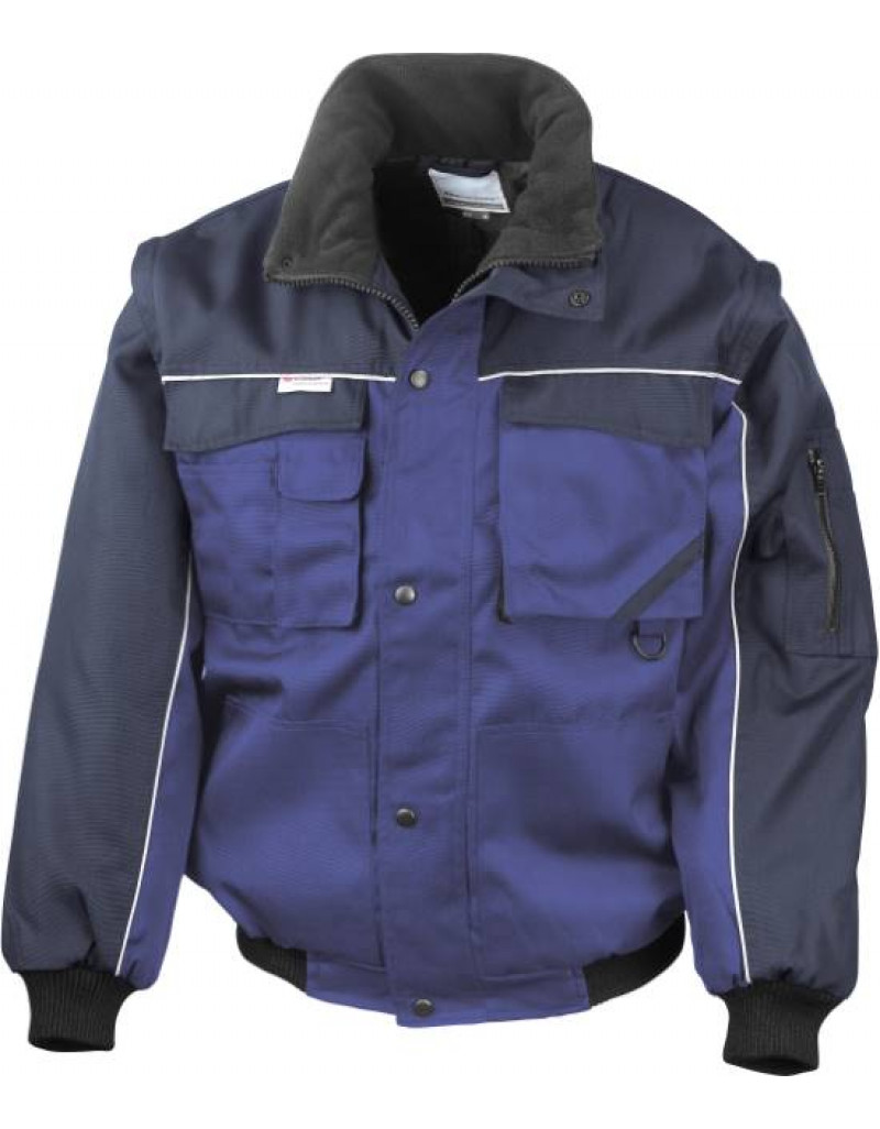 Jachetă de lucru cu mâneci detașabile